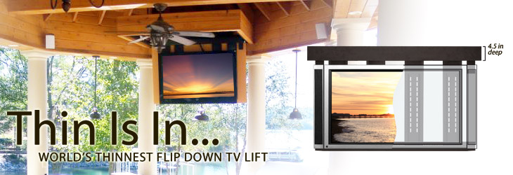 LIFT IT has reinvented hidden technology with the new LFT-100 and LFT-200 LCD and plasma TV lifts. Easy TV Mounting - Ultra Quiet Operation - Intelligent Movement - Versatile Furniture or Architecture Integration - these are the hallmarks of this new design.